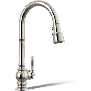 KOHLER K-99259-SN Artifacts Kitchen Sink Faucet, Vibrant Polished Nickel